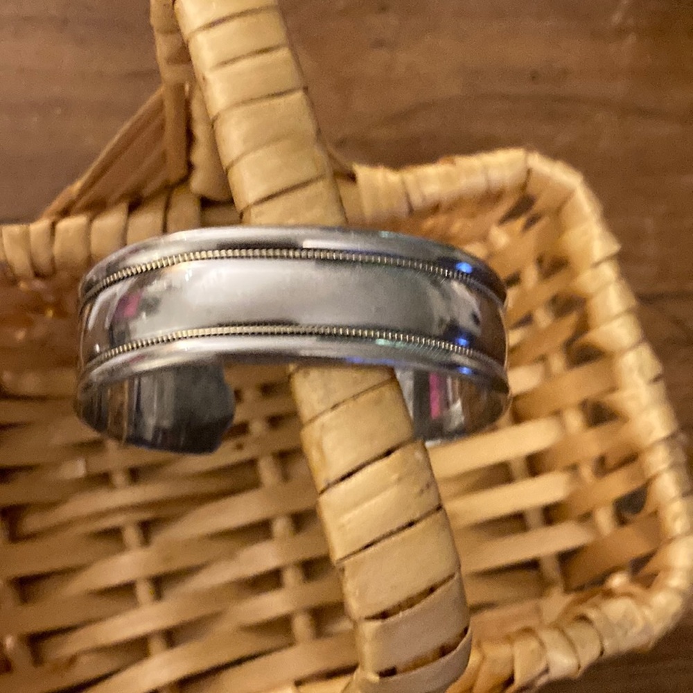 TIFFANY & CO. Vintage 14k Gold & Sterling Silver Cuff